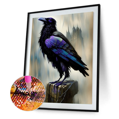 Black Crow - Full Round Drill Diamond Painting 30*40CM