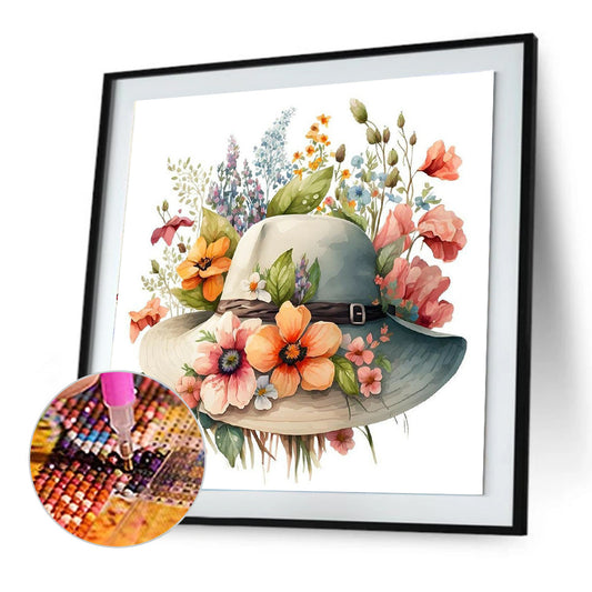 Hat - Full Round Drill Diamond Painting 30*30CM