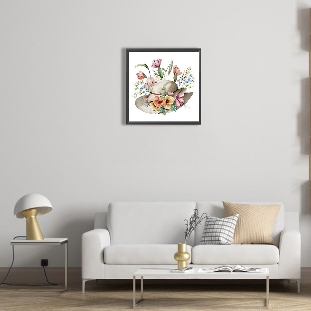 Hat - Full Round Drill Diamond Painting 30*30CM