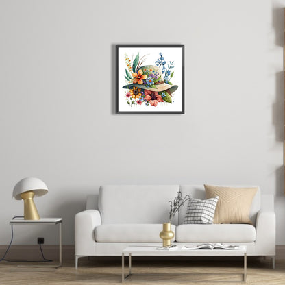 Hat - Full Round Drill Diamond Painting 30*30CM
