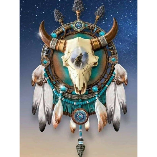 Dreamcatcher - Full Round Drill Diamond Painting 30*40CM