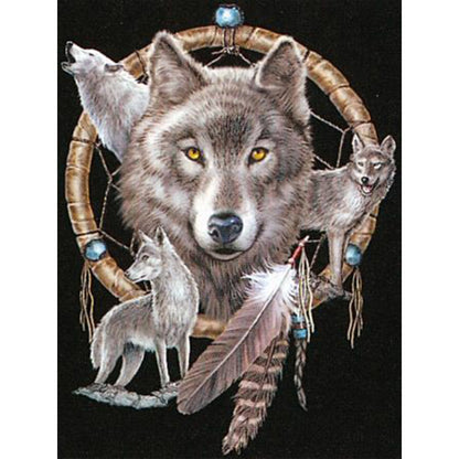 Dreamcatcher - Full Round Drill Diamond Painting 30*40CM