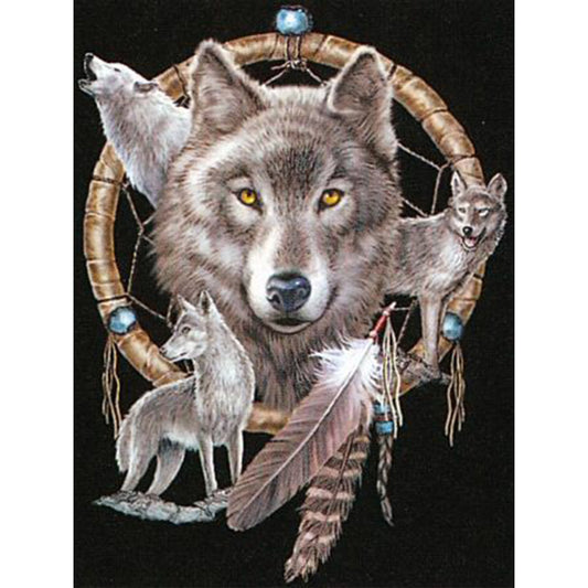 Dreamcatcher - Full Round Drill Diamond Painting 30*40CM