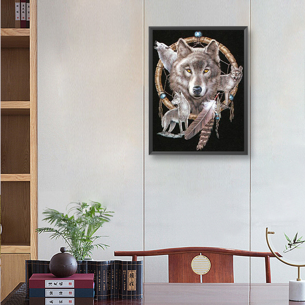 Dreamcatcher - Full Round Drill Diamond Painting 30*40CM