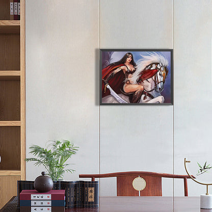 Battle Goddess - Full Round Drill Diamond Painting 40*30CM