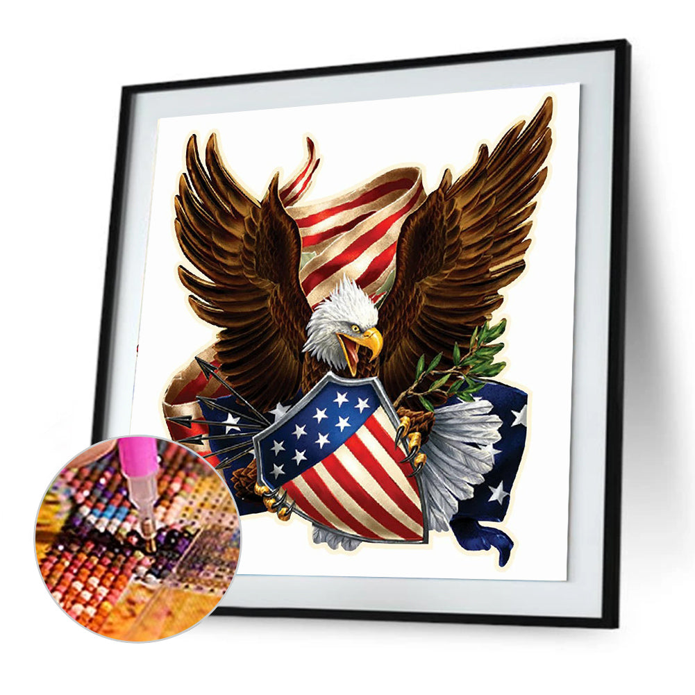 Eagle - Full Round Drill Diamond Painting 30*30CM