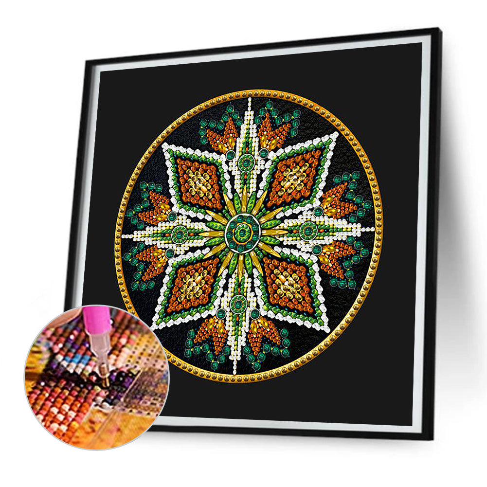 Mandala - Special Shaped Drill Diamond Painting 30*30CM