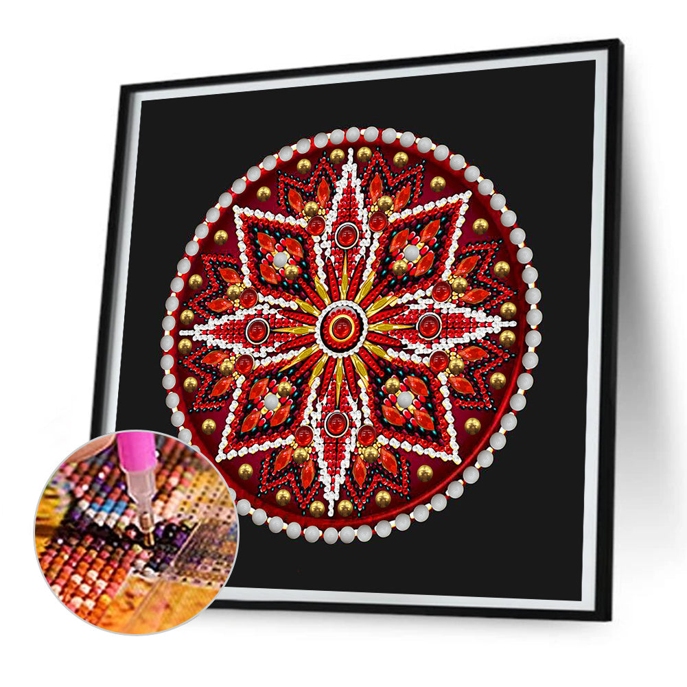 Mandala - Special Shaped Drill Diamond Painting 30*30CM