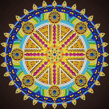 Mandala - Special Shaped Drill Diamond Painting 30*30CM