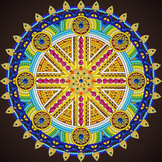 Mandala - Special Shaped Drill Diamond Painting 30*30CM