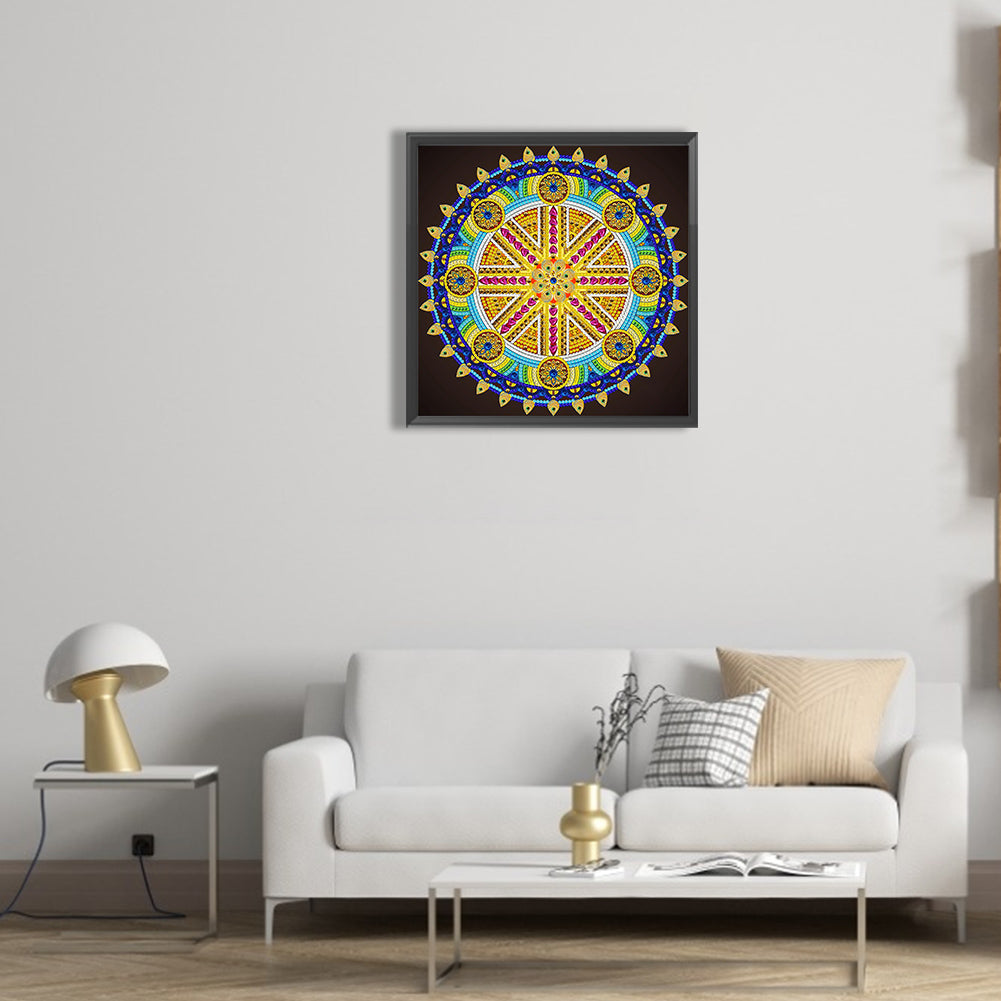 Mandala - Special Shaped Drill Diamond Painting 30*30CM