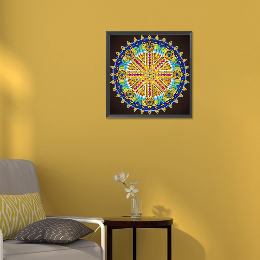 Mandala - Special Shaped Drill Diamond Painting 30*30CM