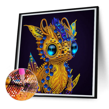Baby Dragon - Special Shaped Drill Diamond Painting 30*30CM