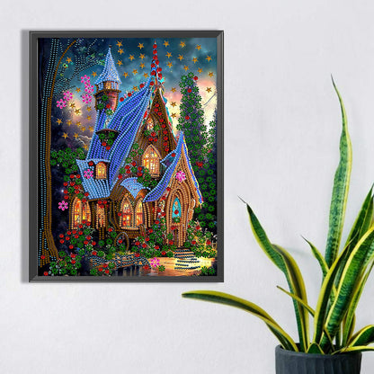 Garden Cottage - Special Shaped Drill Diamond Painting 30*40CM