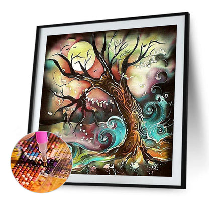 Abstract Tree - Full Round Drill Diamond Painting 35*35CM