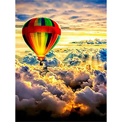 Hot Air Balloon - Full Round Drill Diamond Painting 30*40CM