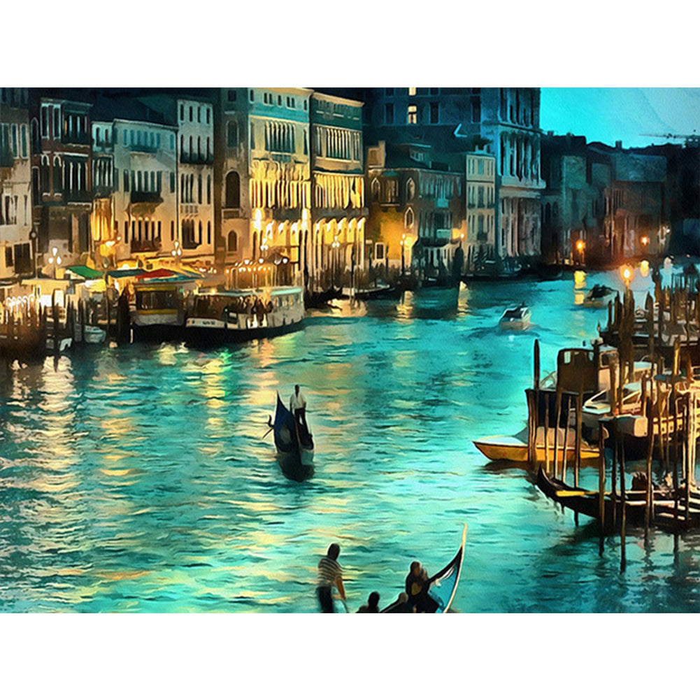 Landscape - Full Round Drill Diamond Painting 40*30CM