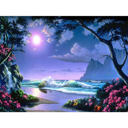 Landscape - Full Round Drill Diamond Painting 40*30CM