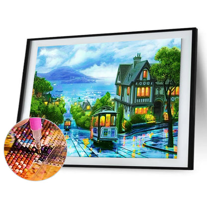 Landscape - Full Round Drill Diamond Painting 40*30CM