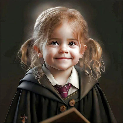 Q Version Of Harry Potter - Full Round Drill Diamond Painting 30*30CM