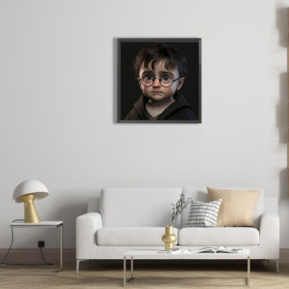 Q Version Of Harry Potter - Full Round Drill Diamond Painting 30*30CM