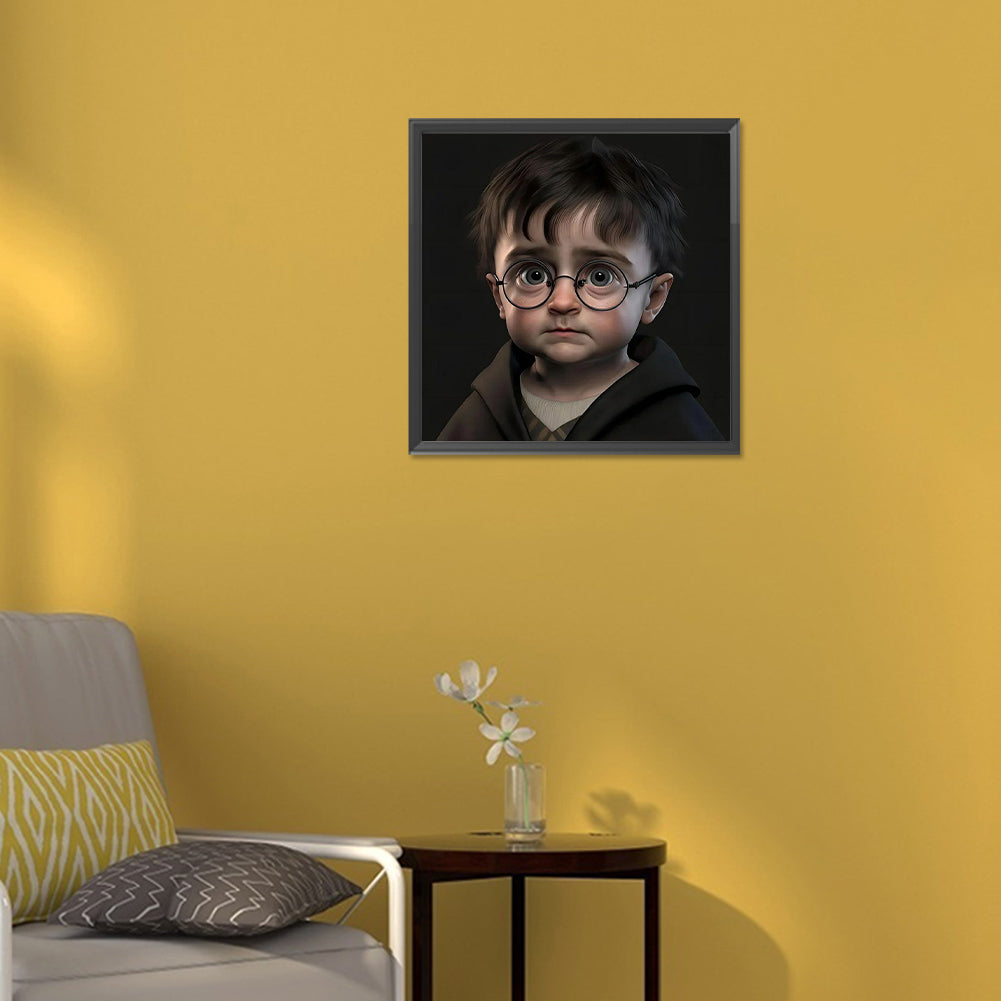 Q Version Of Harry Potter - Full Round Drill Diamond Painting 30*30CM
