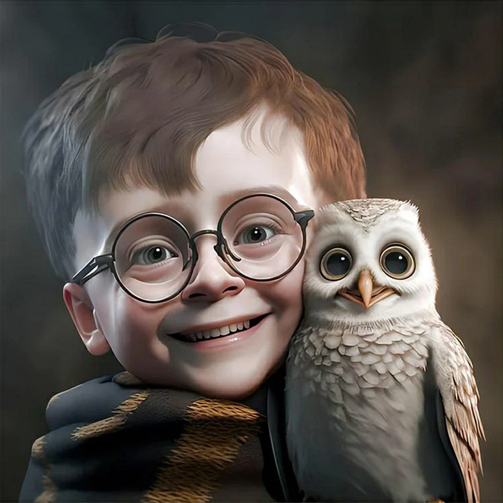 Q Version Of Harry Potter - Full Round Drill Diamond Painting 30*30CM