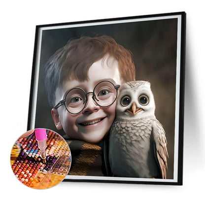 Q Version Of Harry Potter - Full Round Drill Diamond Painting 30*30CM