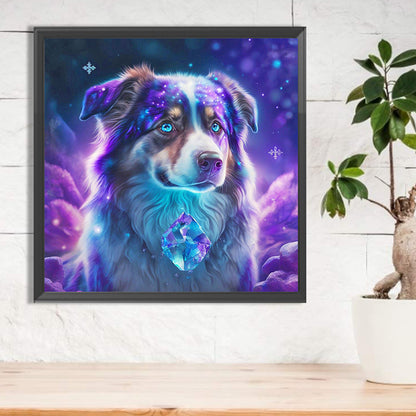 Amethyst And The Dog - Full Round Drill Diamond Painting 30*30CM