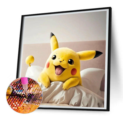 Pikachu - Full Round Drill Diamond Painting 30*30CM