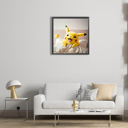 Pikachu - Full Round Drill Diamond Painting 30*30CM