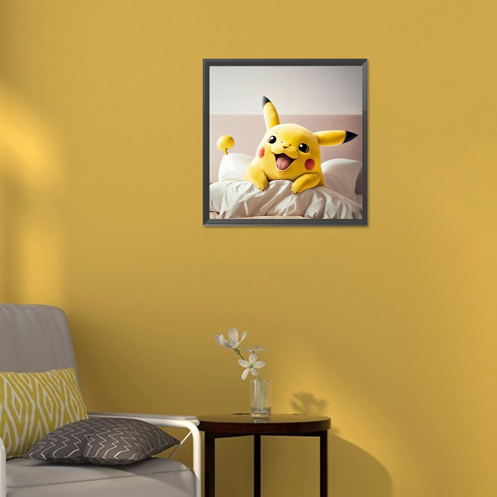 Pikachu - Full Round Drill Diamond Painting 30*30CM