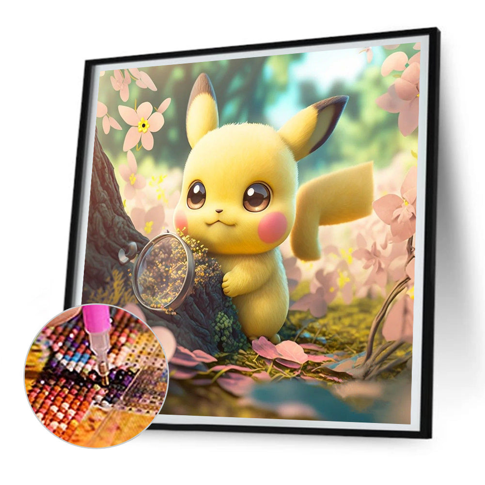 Pikachu - Full Round Drill Diamond Painting 30*30CM