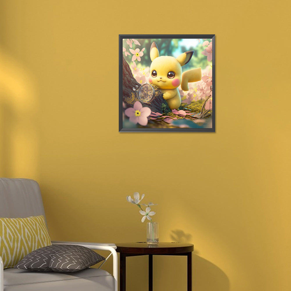 Pikachu - Full Round Drill Diamond Painting 30*30CM