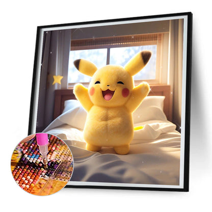 Pikachu - Full Round Drill Diamond Painting 30*30CM