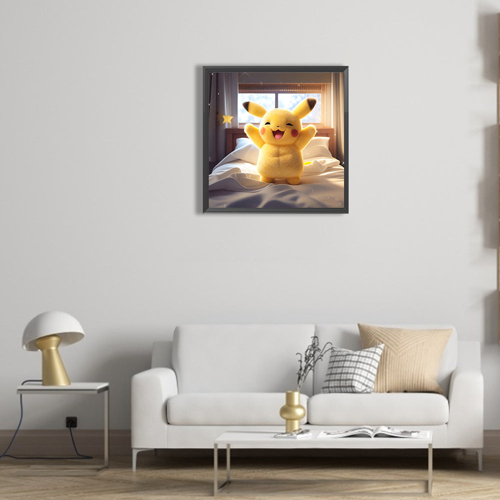 Pikachu - Full Round Drill Diamond Painting 30*30CM