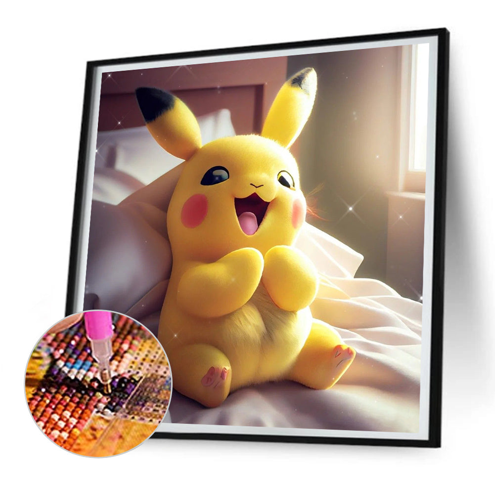 Pikachu - Full Round Drill Diamond Painting 30*30CM