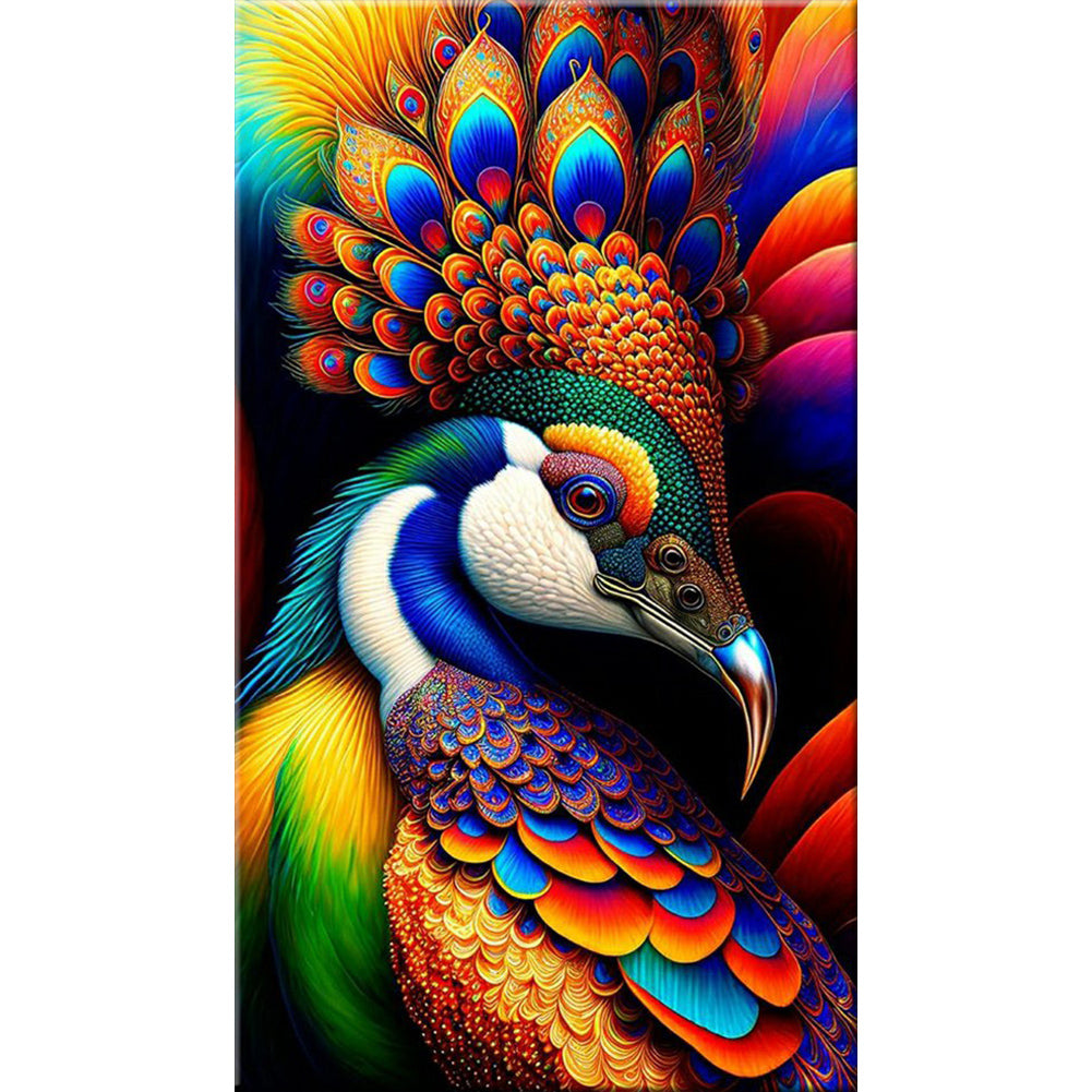 Art Peacock - Full Round Drill Diamond Painting 40*70CM