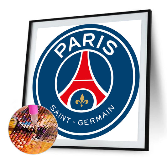 Paris Saint Germain - Full Round Drill Diamond Painting 40*40CM