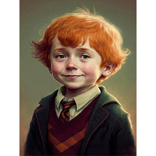 Harry Potter - Full Round Drill Diamond Painting 30*40CM