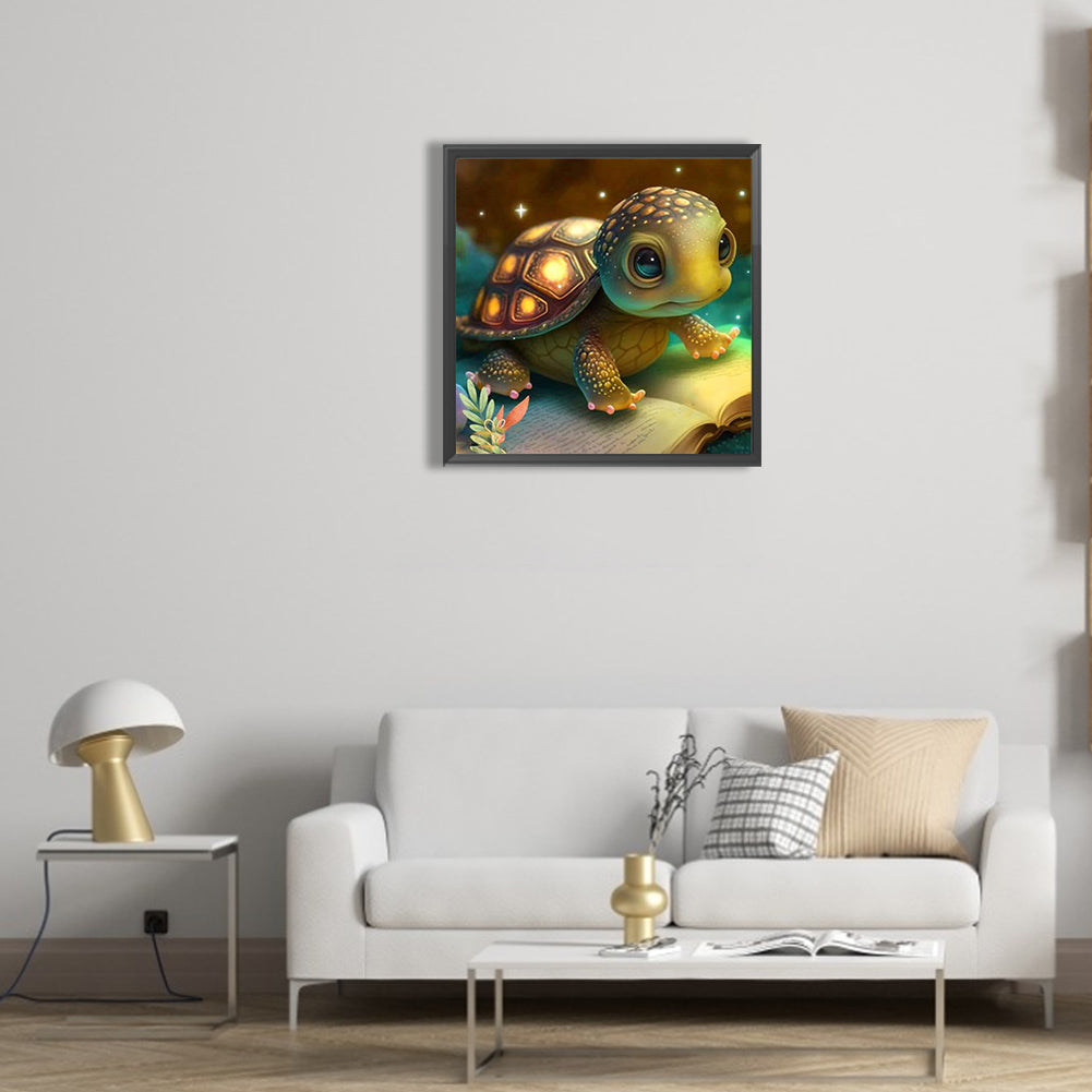 Crawling Turtle - Full Round Drill Diamond Painting 30*30CM