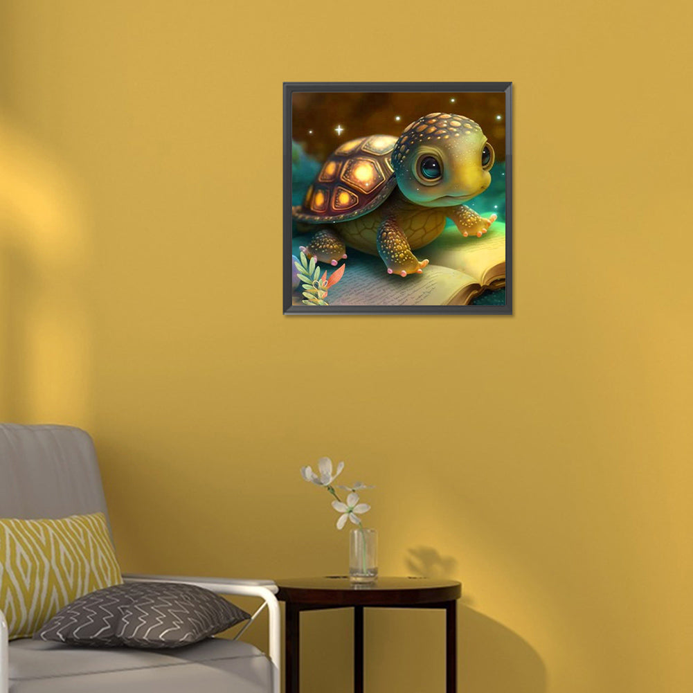 Crawling Turtle - Full Round Drill Diamond Painting 30*30CM