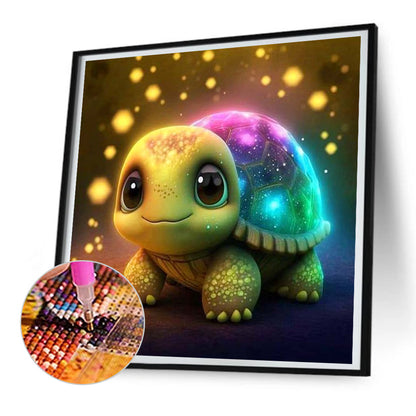 Crawling Turtle - Full Round Drill Diamond Painting 30*30CM