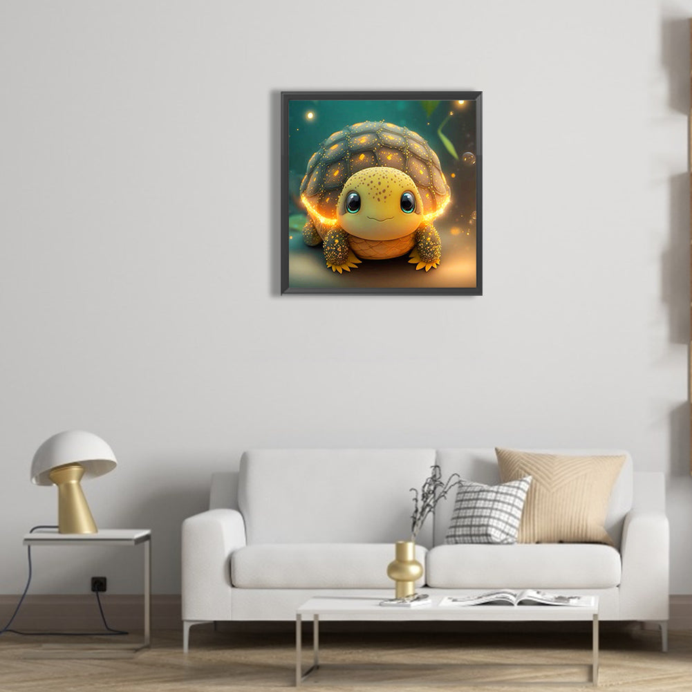 Crawling Turtle - Full Round Drill Diamond Painting 30*30CM