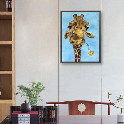 Giraffe - Full Round Drill Diamond Painting 30*40CM