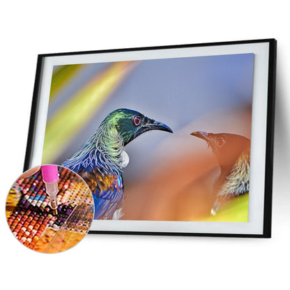 Bird - Full Round Drill Diamond Painting 40*30CM