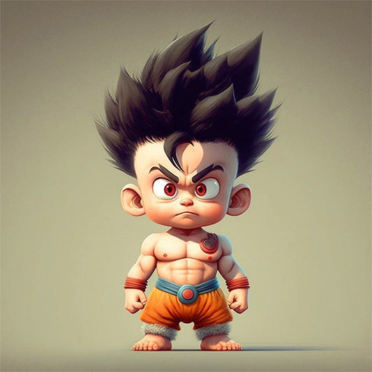 Q Version Dragon Ball - Full Round Drill Diamond Painting 30*30CM