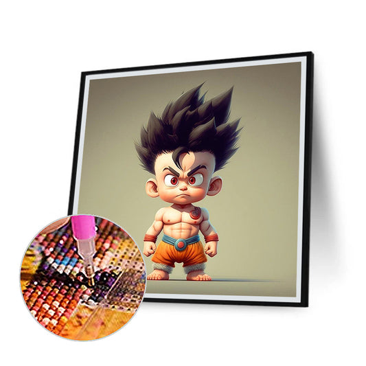 Q Version Dragon Ball - Full Round Drill Diamond Painting 30*30CM