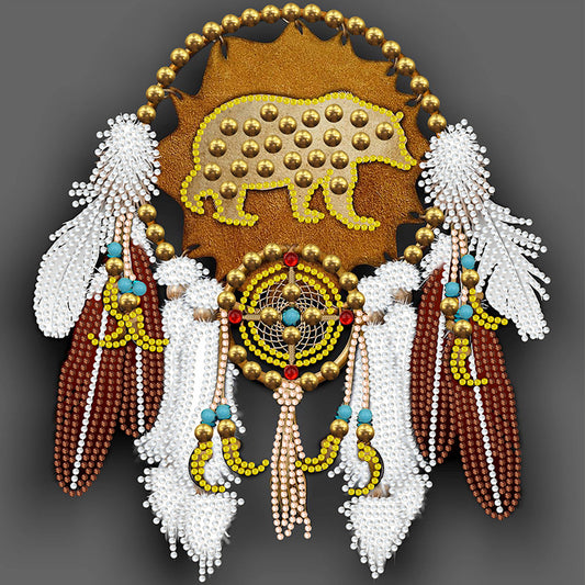 Aboriginal Indian Dreamcatcher - Special Shaped Drill Diamond Painting 30*30CM