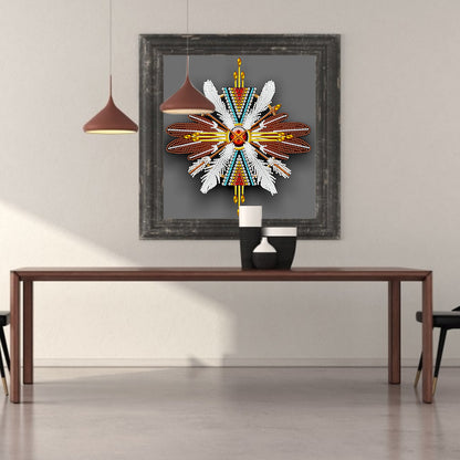 Indian Dreamcatcher Mandala - Special Shaped Drill Diamond Painting 30*30CM